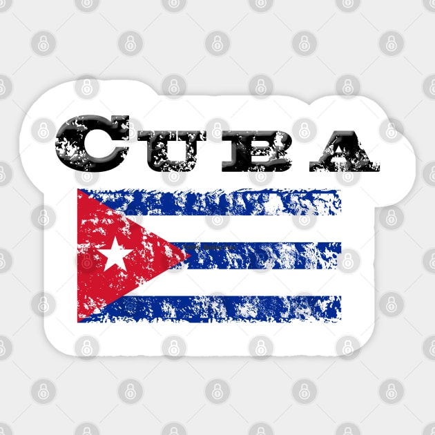 Cuba Flag Sticker by DougB